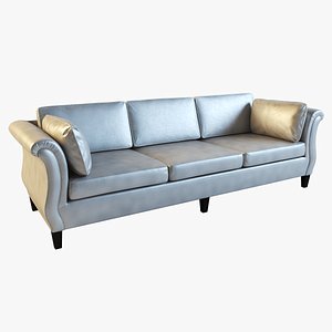 sofa scroll arm design 3d model
