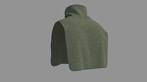 3D Scarf - High Neck Collar