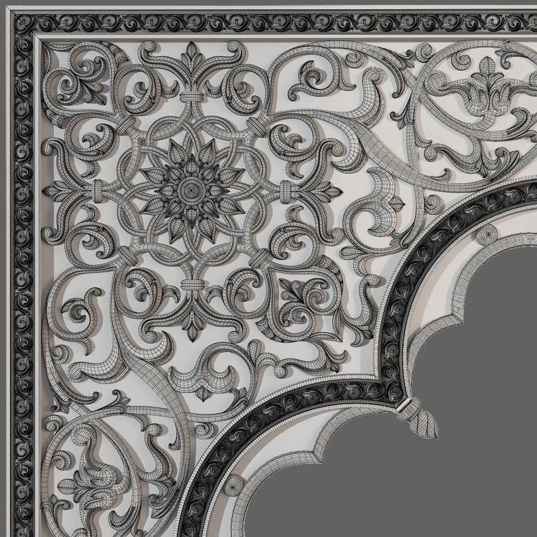 3D model pattern arabian cnc - TurboSquid 1374242