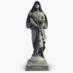 woman sculpture 2 3d model