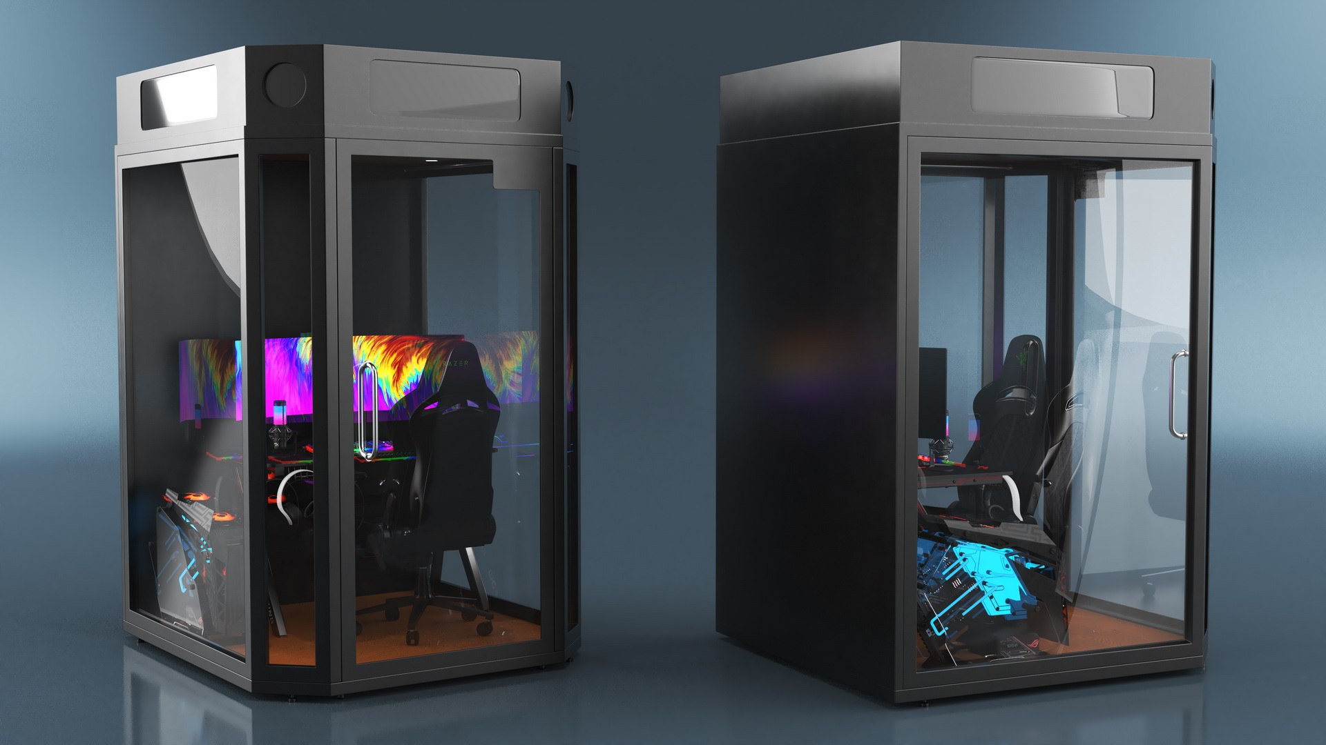 3D Personal Streaming Booth - TurboSquid 2387139