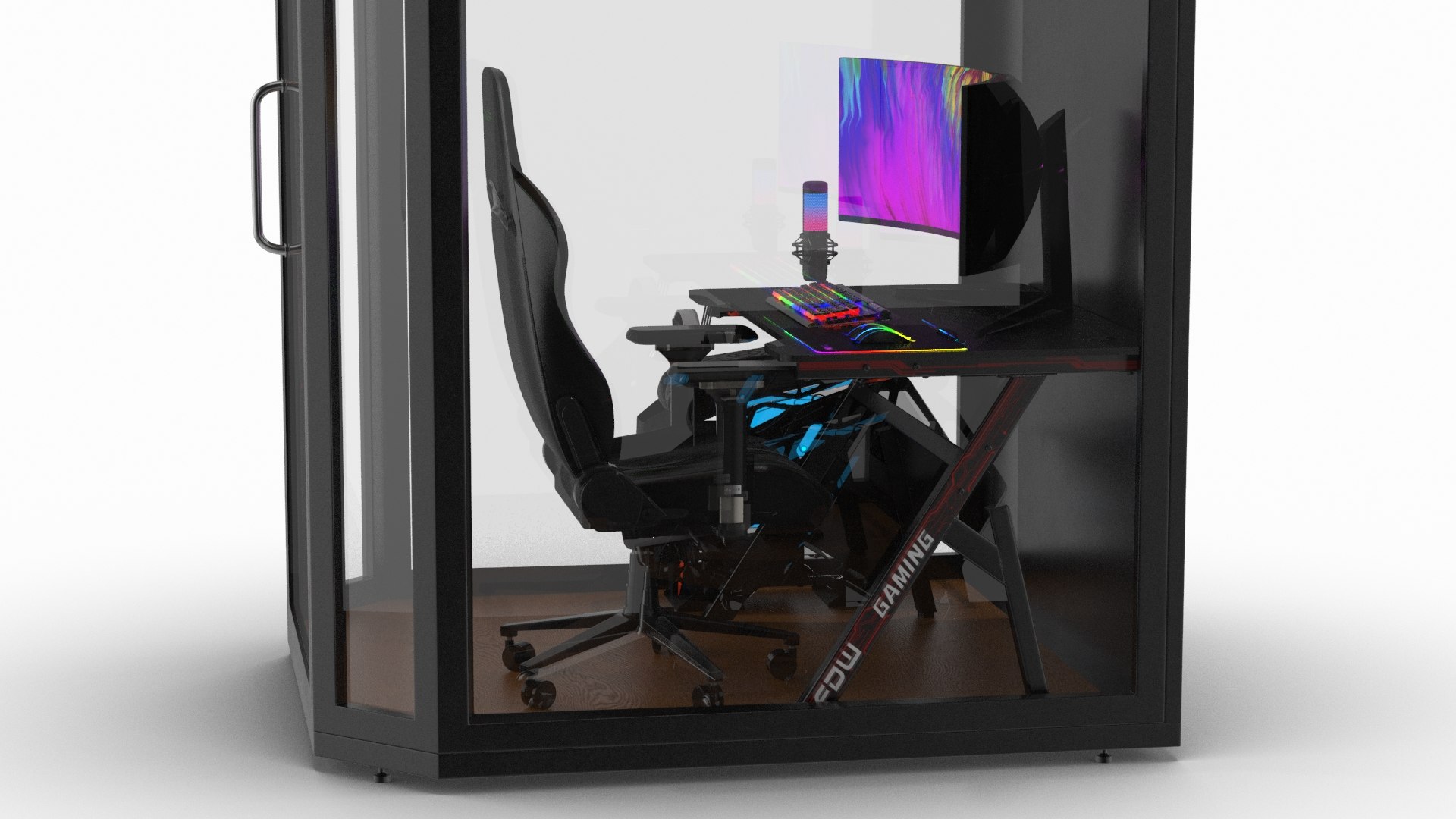 3D Personal Streaming Booth - TurboSquid 2387139