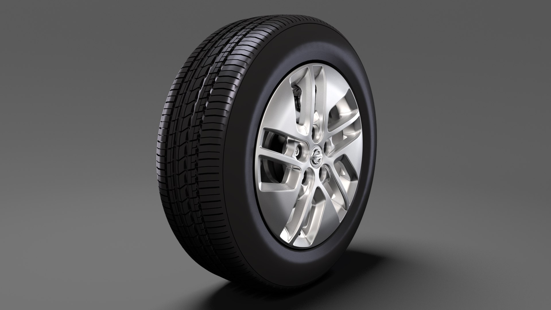 3D nissan nv combi wheel - TurboSquid 1387466