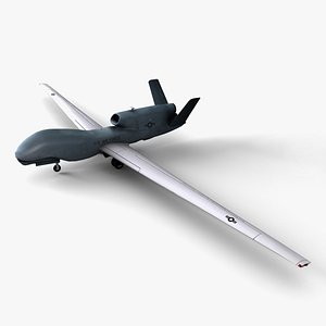 rq-4 global hawk 3d max