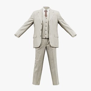 3D model Suit B Full Open