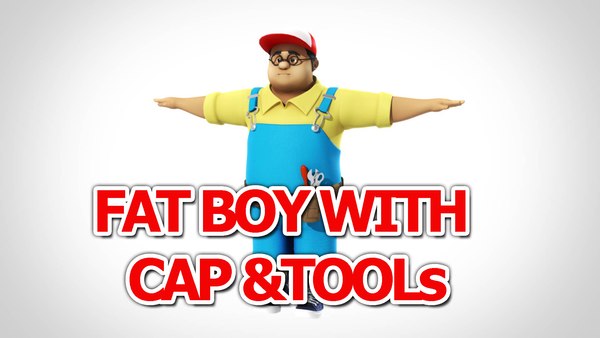 fat boy cap tool 3D model