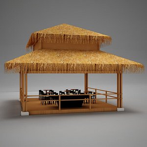 pool rancho Tiki Bar
