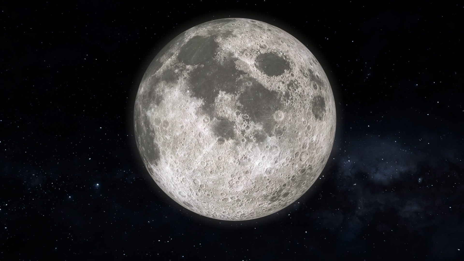 Moon And Starry Sky 3D Model - TurboSquid 2226308