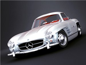 3d model mercedes-benz 300 sl