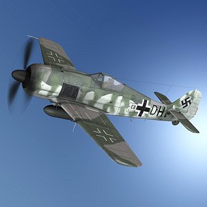 Focke Wulf - FW190 F8 - E8 DH 3D model