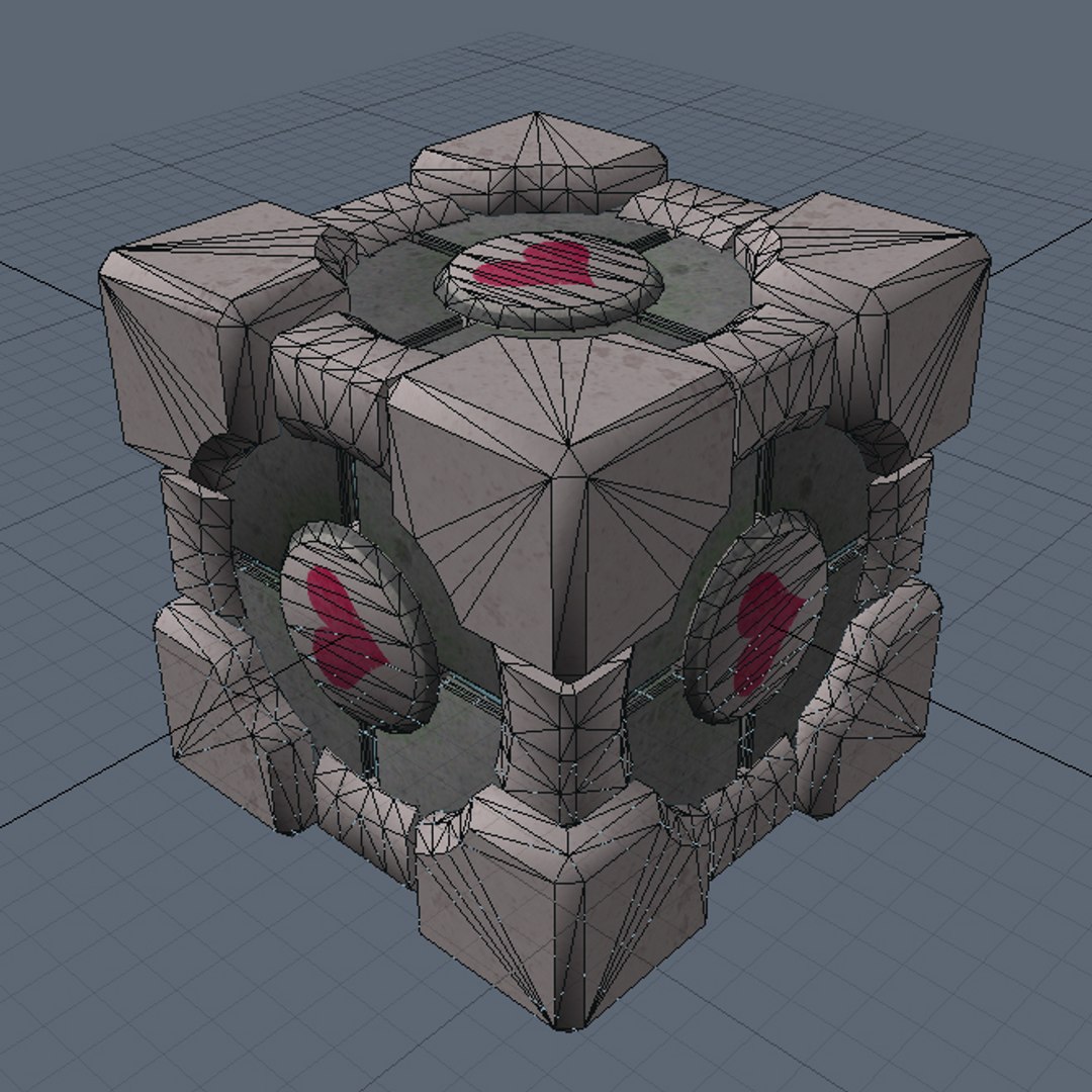 3dsmax weighted companion cube https://p.turbosquid.com/ts-thumb/wV/oJUyEO/LSm0x8Ky/wireframe/jpg/1387009519/1920x1080/fit_q87/33355d6786874e38b72c7cf61c3bd9646bc94978/wireframe.jpg