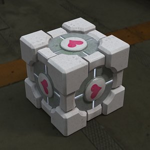 Detalhe do Cubo do Portal Companion High Modelo 3D - TurboSquid 994731
