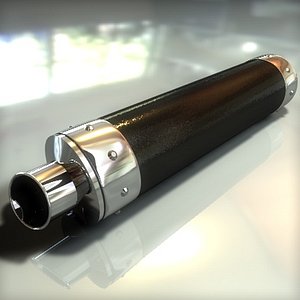 3d suzuki bandit v exhaust model