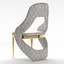 3D Golden Leg Chair model