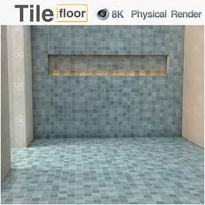 Texture PBR 8K Floor tiles C4D Physical Render 0010 3D model ...
