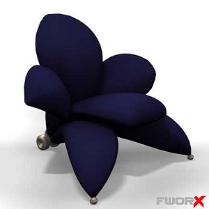 3d model armchair chair
