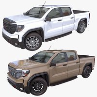 Generic Pickup Truck 02 Collection All PBR Unity UE Textures