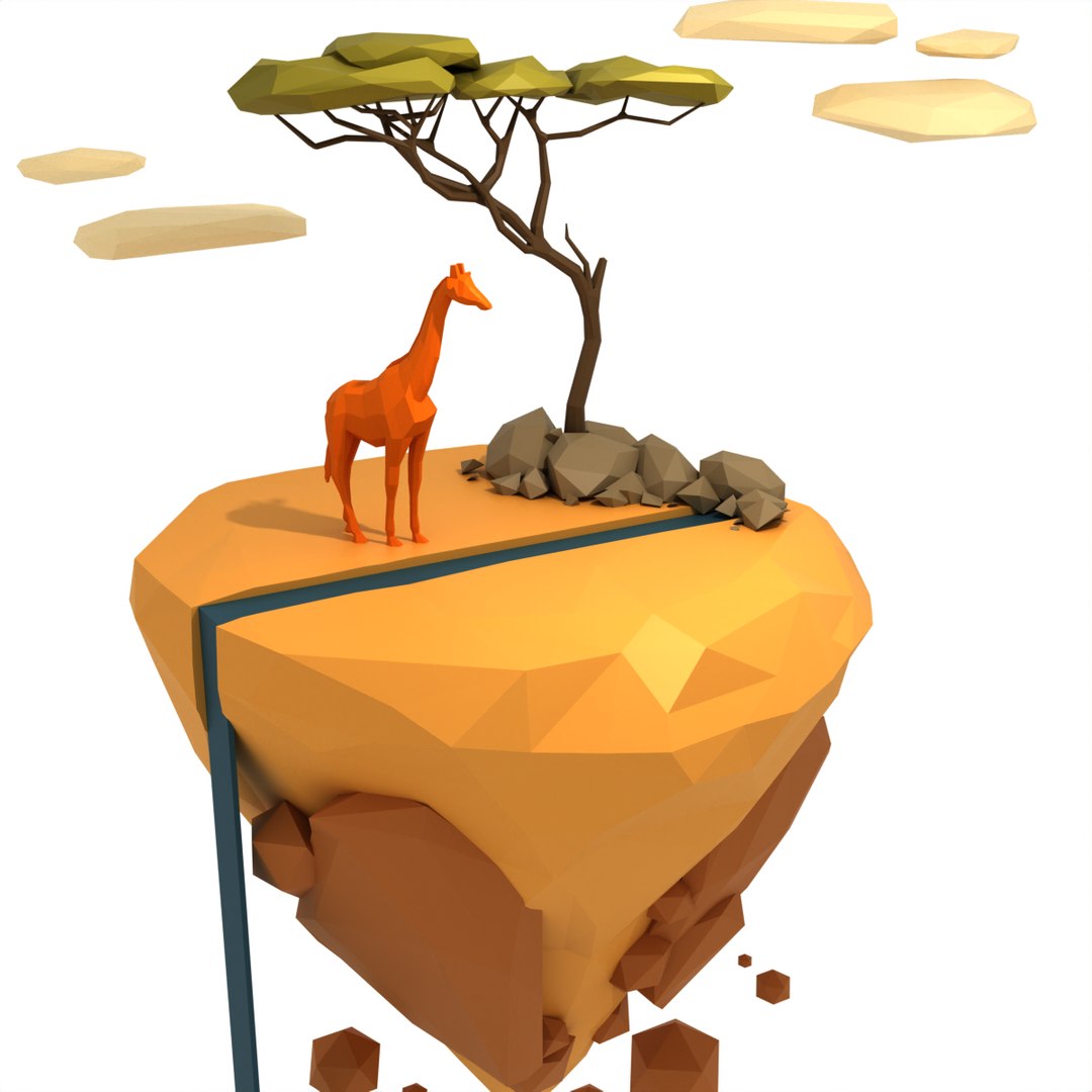 3D Model Safari Island - TurboSquid 2224360