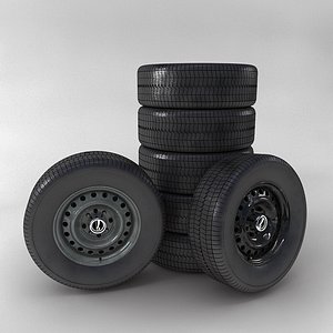 wheel car vaz 3d model