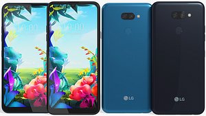 realistic lg k40s black 3D model