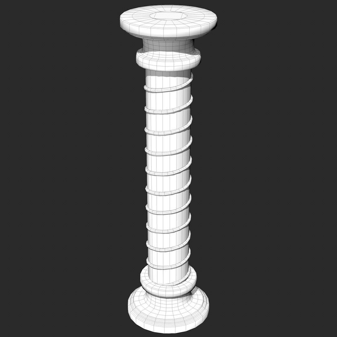 3d Model Column