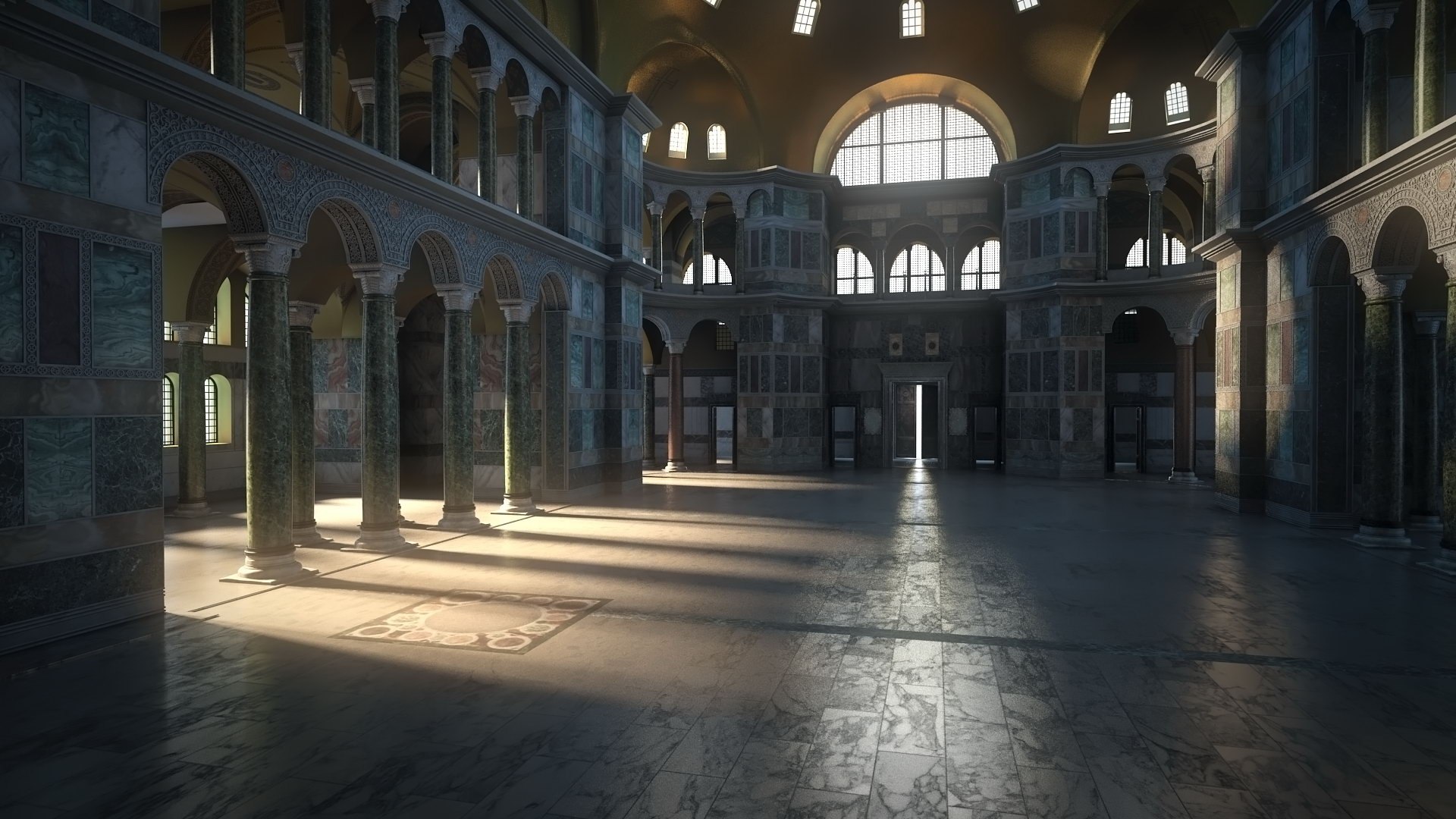 3d Max Hagia Sophia