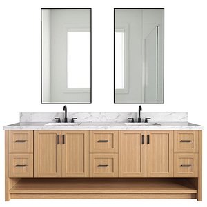 Washbasin Cabinet Bathroom furniture 3D model