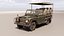 Klasyczny pojazd safari 4x4, zestaw Hipoly i Lowpoly