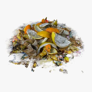 Fruit Street Junk Pile Banana Orange Grocery Edible Damage Prop Rubble Polution