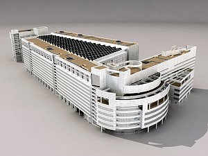 3d hague city hall model