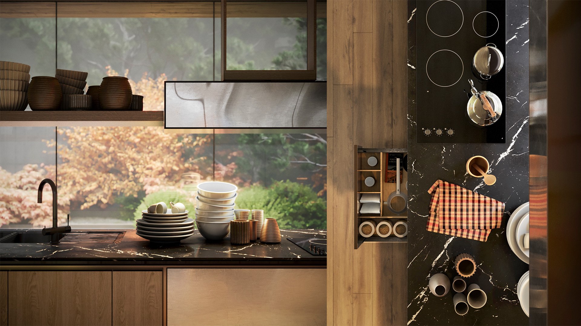 Kitchen Of Sneech 02 - MAX FBX OBJ SKP Simlab Collada Blender 3D Model ...