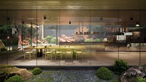 Kitchen of Sneech 02 - MAX FBX OBJ SKP Simlab Collada Blender