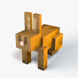 Minecraft Rabbit 3D model