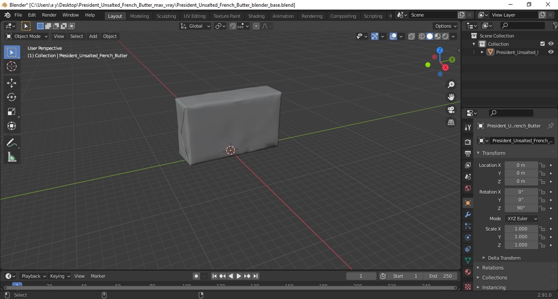 3D model President Unsalted French Butter https://p.turbosquid.com/ts-thumb/wW/EHq2Lc/q1/presidentunsaltedfrenchbutterc4dmodel044/jpg/1619412068/1920x1080/fit_q87/e7fd6355041a274755fce0d28456dd45886f0abc/presidentunsaltedfrenchbutterc4dmodel044.jpg