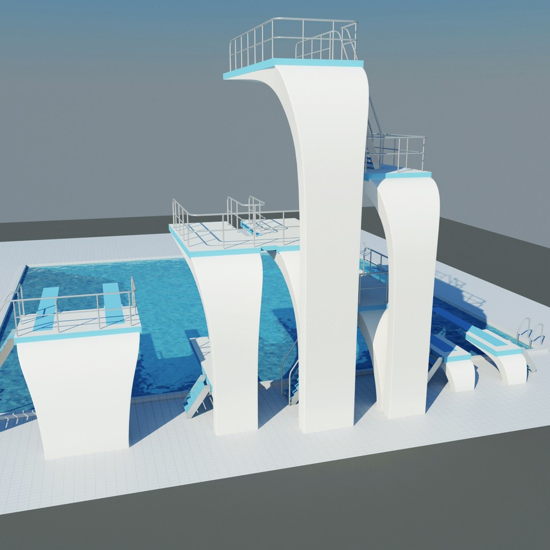 Diving Exterior Interior 3d Model