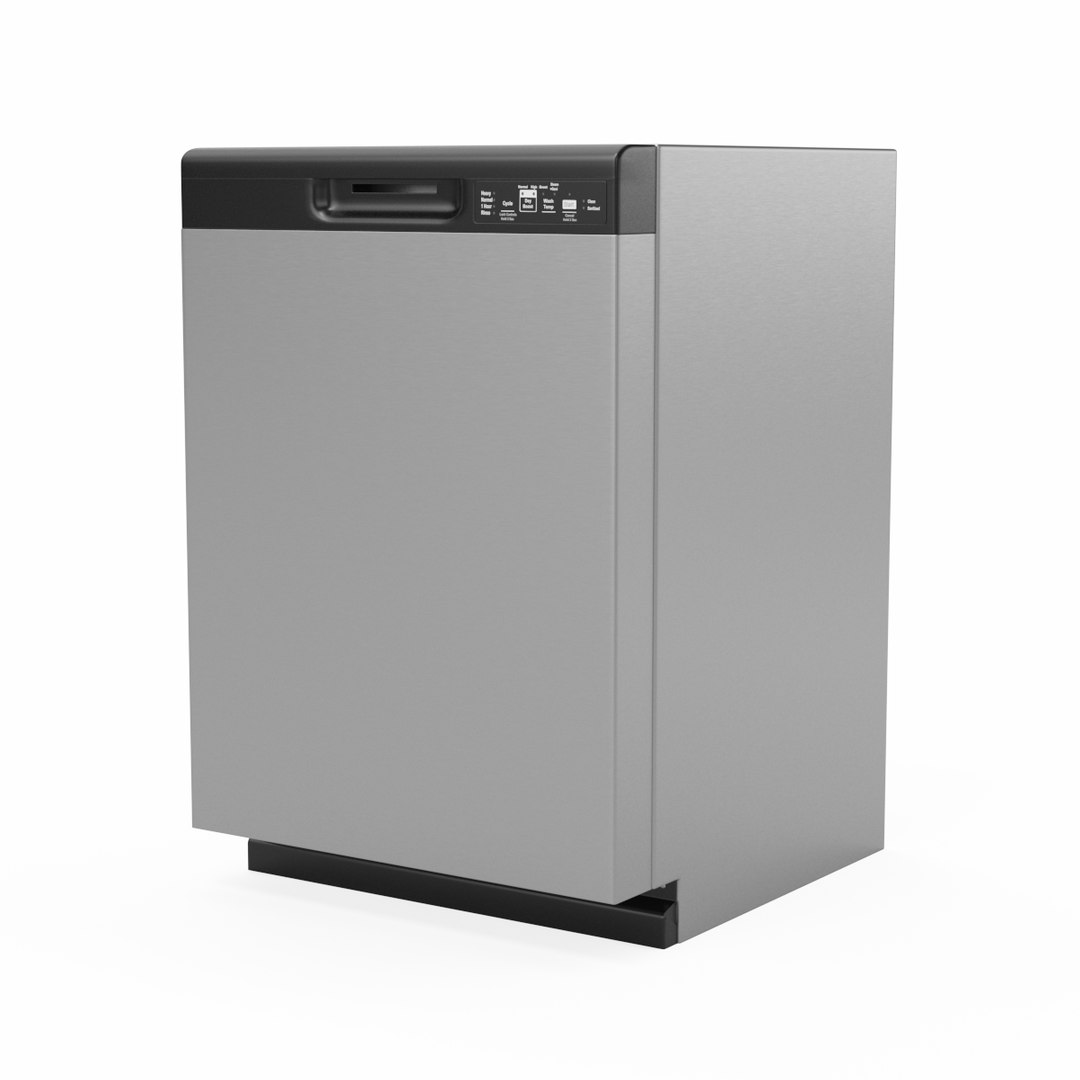 3D GE Dishwasher With Front Controls GDF535PSRSS TurboSquid 2087854