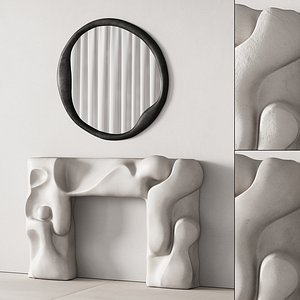 364 fireplace area decorative wall 13 sculptural organic bio chimney 2 options