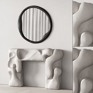 364 fireplace area decorative wall 13 sculptural organic bio chimney 2 options
