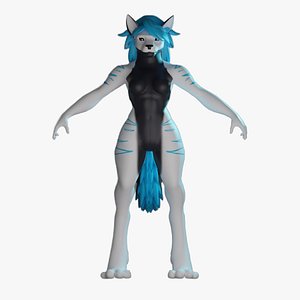 Furry Tigress 3D model