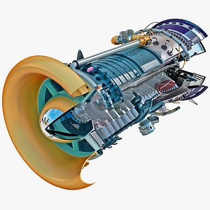 Aircraft Jet Turbine 3