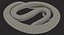 Brown Python Snake Curled pose