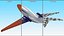 Konzept Business Jet Blau