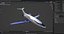 Konzept Business Jet Blau
