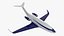 Konzept Business Jet Blau