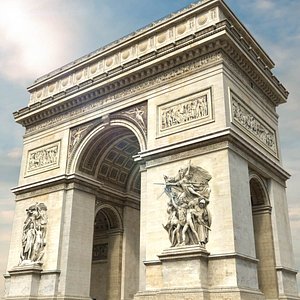 Arc de Triomphe model