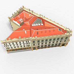 old bank arcade 3D model