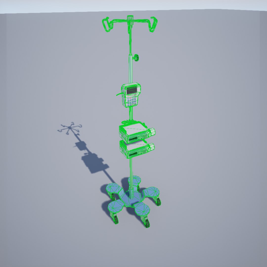 3d Iv Stand Model