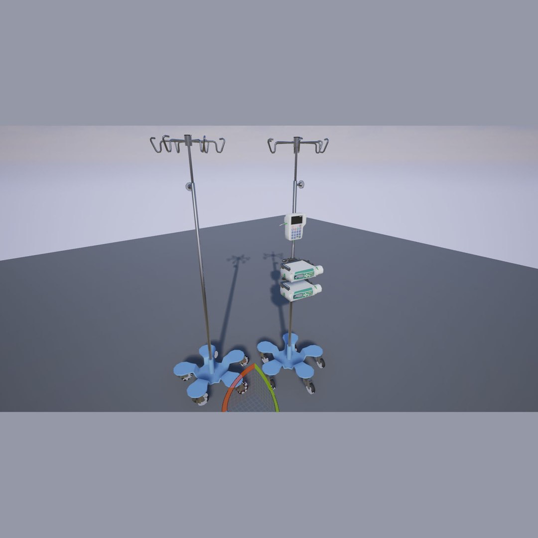 3d Iv Stand Model