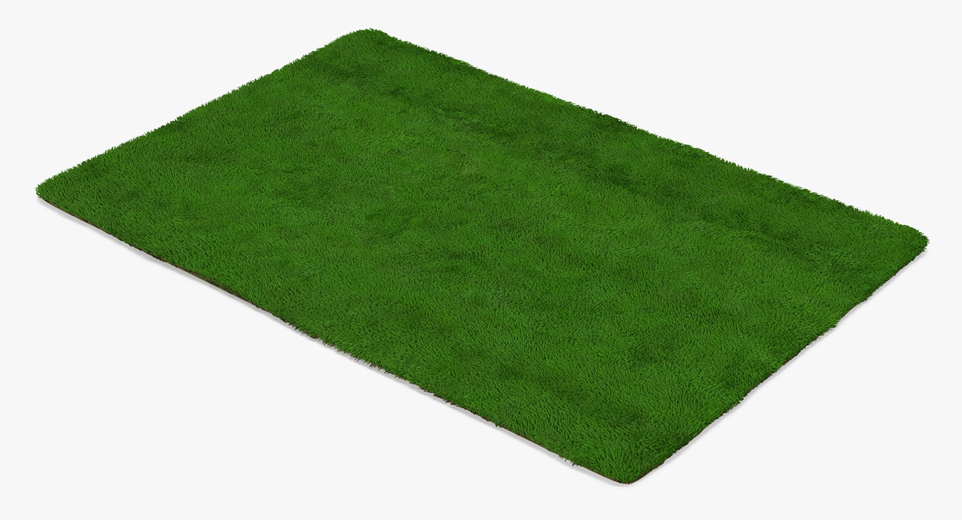Doormat Fur 3D Model 3D model preview