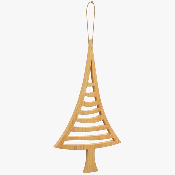 3D Wooden Christmas Tree Toy V1